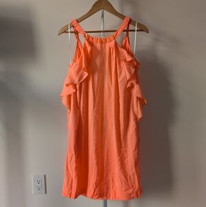 🌟 BNWT H&M Conscious Collection Coral Sleeveless Dress | Size 4 🌟